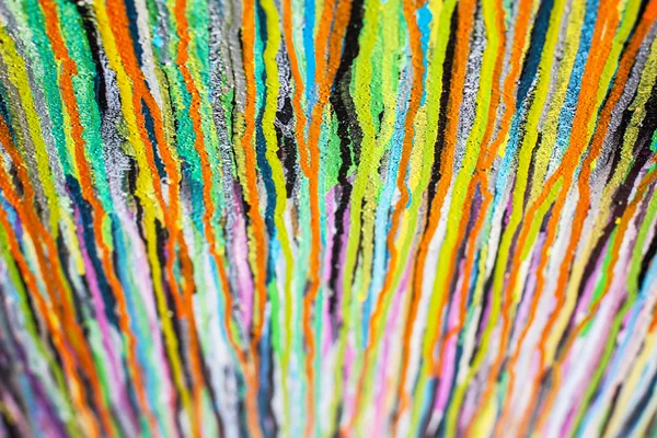 Multicolors streaks on the wall — Stock Photo, Image