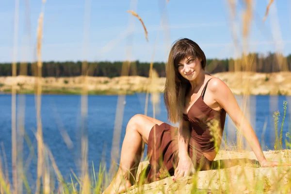 Young Woman Smiling — Stock Photo, Image