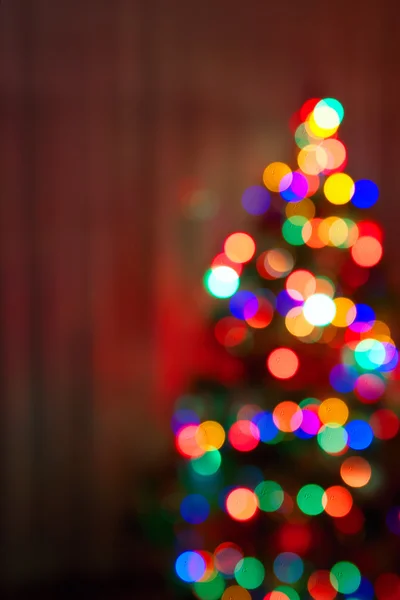 Christmas tree lights background — Stock Photo, Image