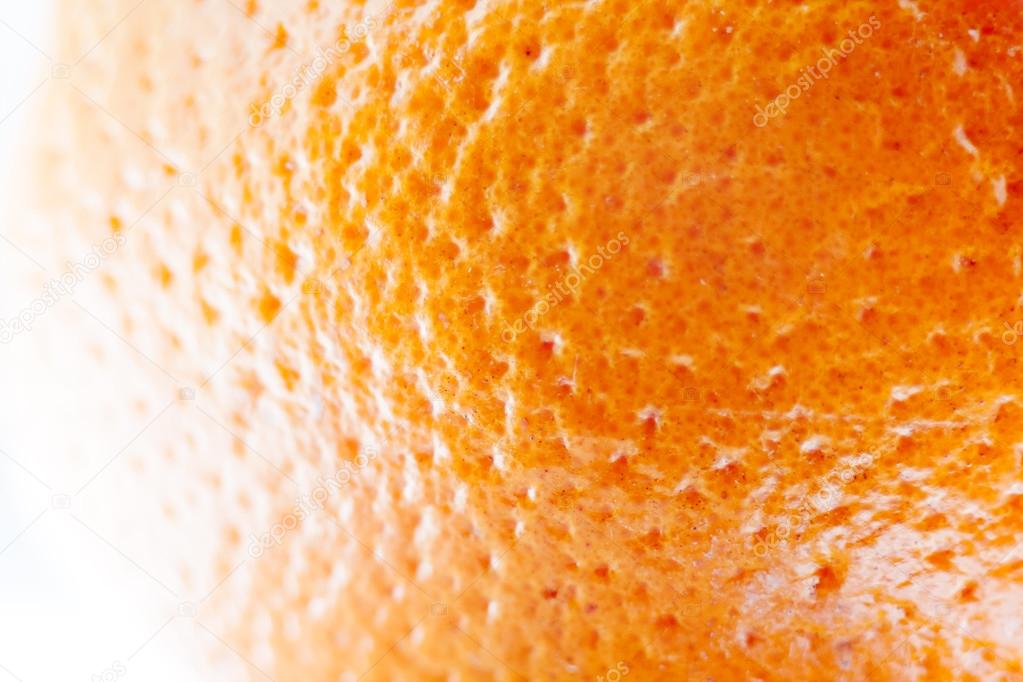 orange peel close up