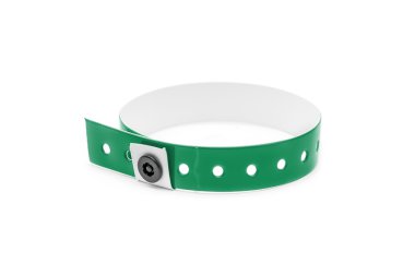 Kolundaki renkli vinil bilezik