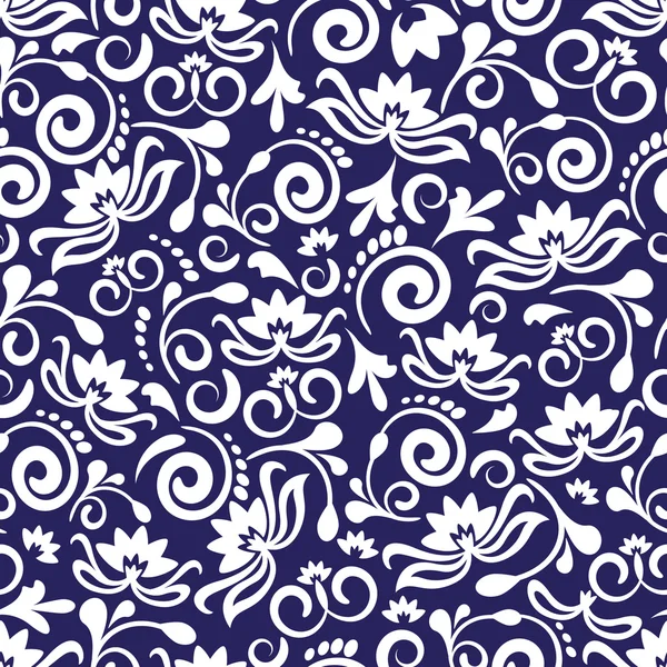 Seamless floral pattern — Stock Vector