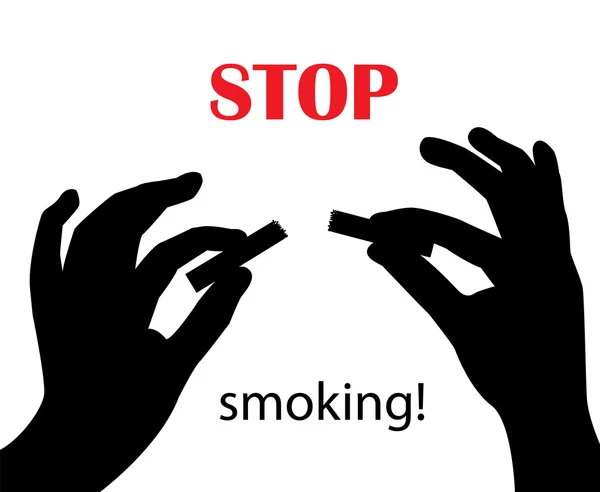 Přestat kouřit! — Stockový vektor