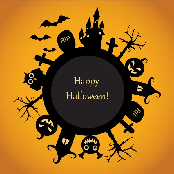 Joyeux Halloween amusant — Image vectorielle