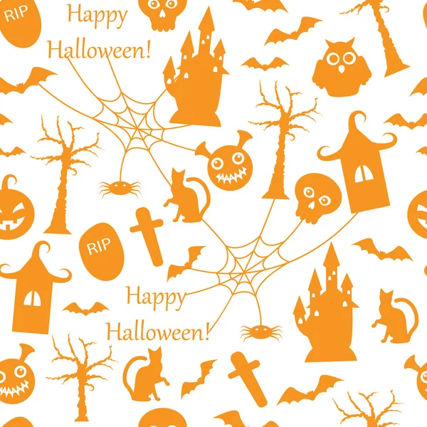 Halloween sin costuras — Archivo Imágenes Vectoriales