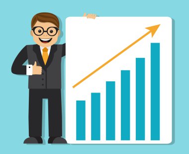 Sunuyu yapma başarılı iş adamı