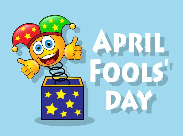 Fun April Fools' Day — Stock Vector