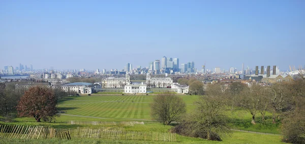 London Skyline visto da di Greenwich Park — Foto Stock