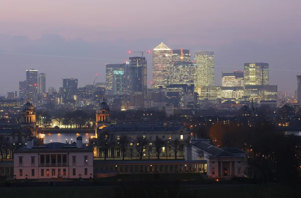 London Skyline desde Greenwich Park — Foto de Stock
