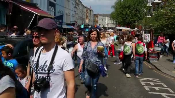 Londen, Portobello Market — Stockvideo