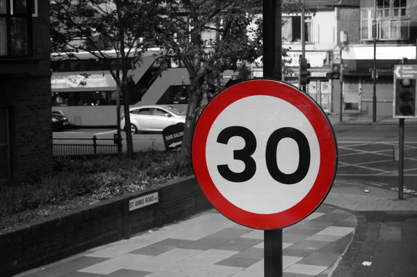 UK, Road Traffic Sign. — Stock Photo, Image