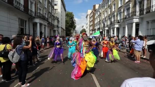 Notting Hill carnaval, 2016, Londen — Stockvideo