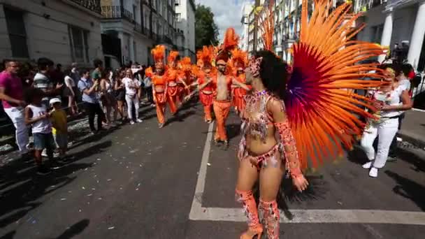 Notting Hill carnaval, 2016, Londen — Stockvideo