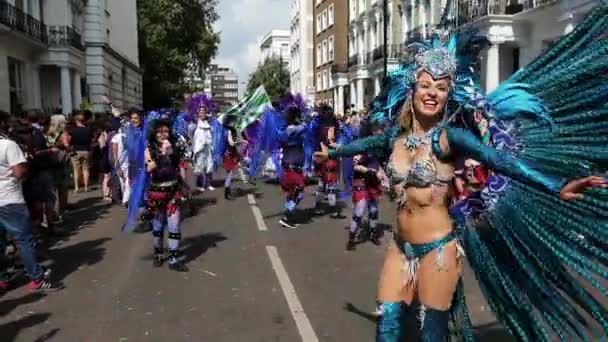 Notting Hill karnevál, 2016-ban, London — Stock videók