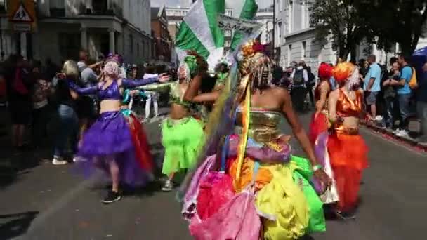 Notting Hill karnaval, 2016, Londra — Stok video