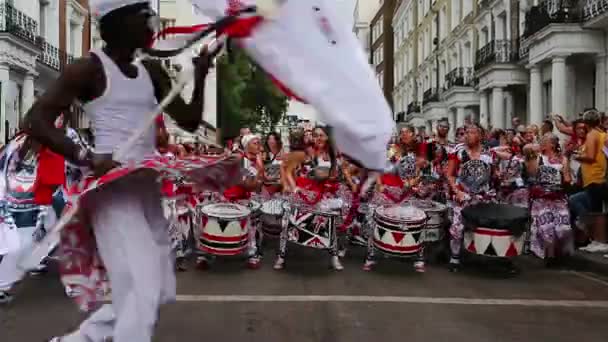 到 2016 年，伦敦诺丁山狂欢节 — 图库视频影像