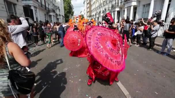 Notting Hill Carnival, 2016, Londýn — Stock video