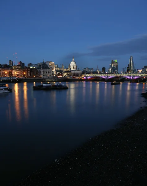 London skyline, night scene — Stock Photo, Image