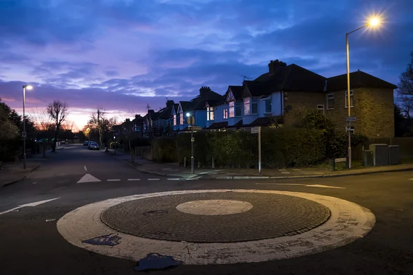 UK Roundabout — Stock Photo, Image