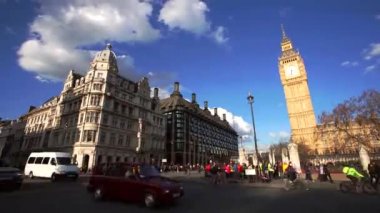 Londra Westminster mahalline dahil Big Ben