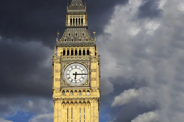 Big Ben, closed up, at sunset — Stock Photo, Image