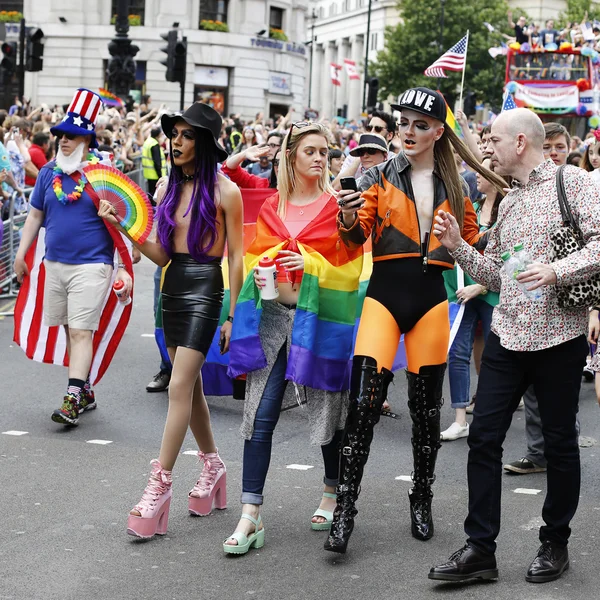 2015, London Pride — Stock fotografie