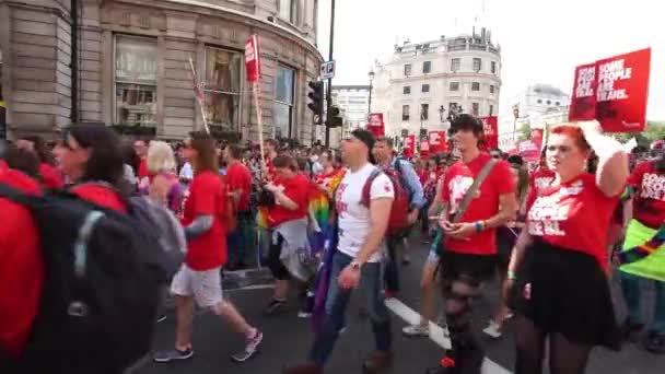 2015, London Pride — Vídeo de Stock