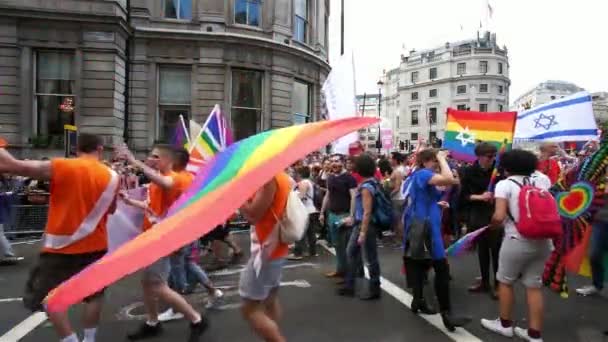 2015, London Pride — Stockvideo