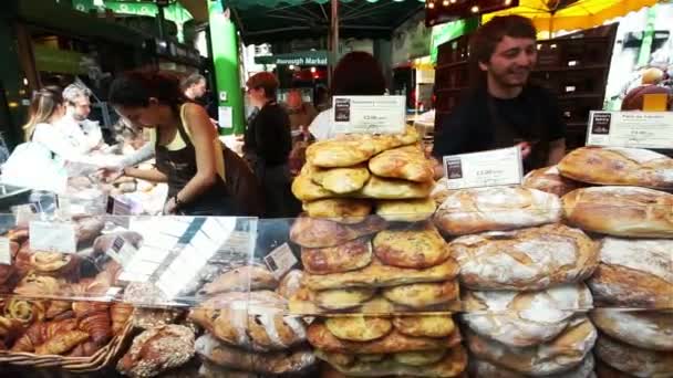 Mercado de bairro de Londres — Vídeo de Stock