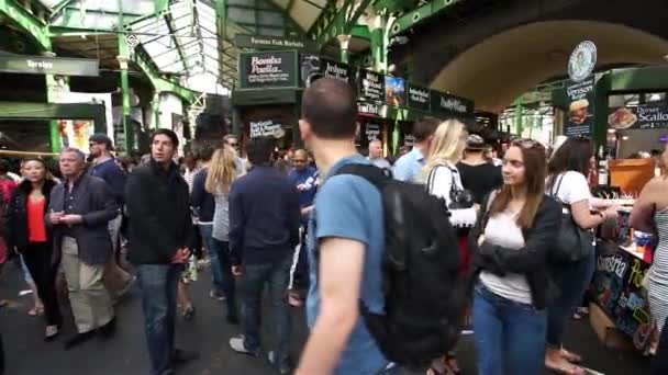 Mercato di Londra Borough — Video Stock