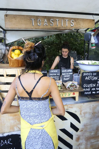 London Camden Market, ulicy żywności — Zdjęcie stockowe