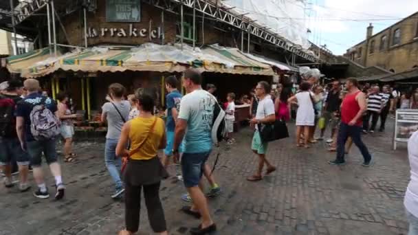 Londra Camden Market — Stok video