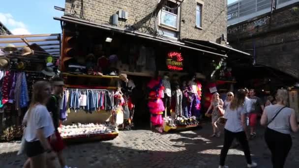 Londres Camden Market — Vídeos de Stock