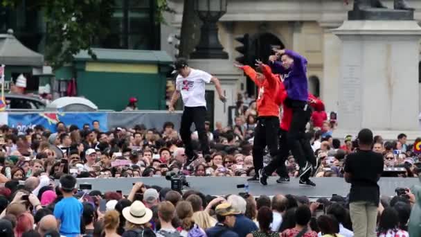 Festival Coreano de Londres 2015, Trafalgar Square — Vídeos de Stock