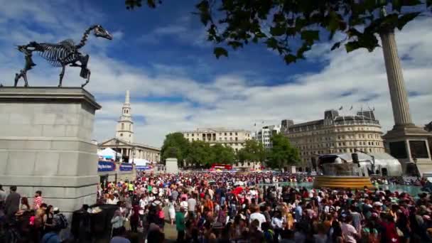 Festival Coreano de Londres 2015, Trafalgar Square — Vídeos de Stock