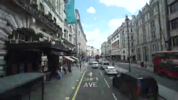 Piccadilly Road, London, Time Lapse Stock Video — Stock Video