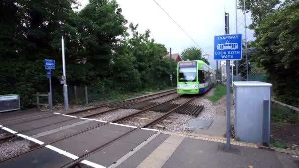 Croydon Tramlink, Londra — Video Stock