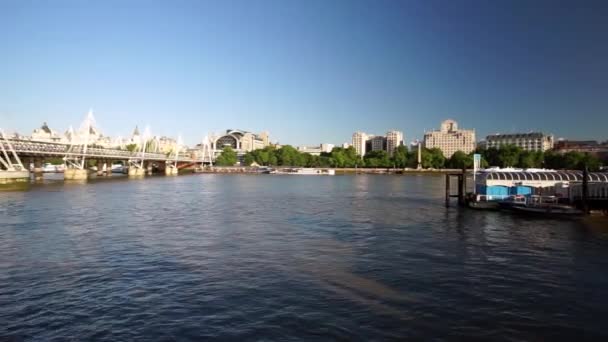 Загальний вигляд Велика мосту, Лондон — стокове відео