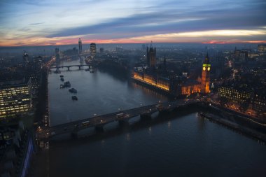 Londra manzarası, büyük ben dahil
