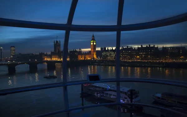 Skyline van Londen, omvatten de big ben — Stockfoto