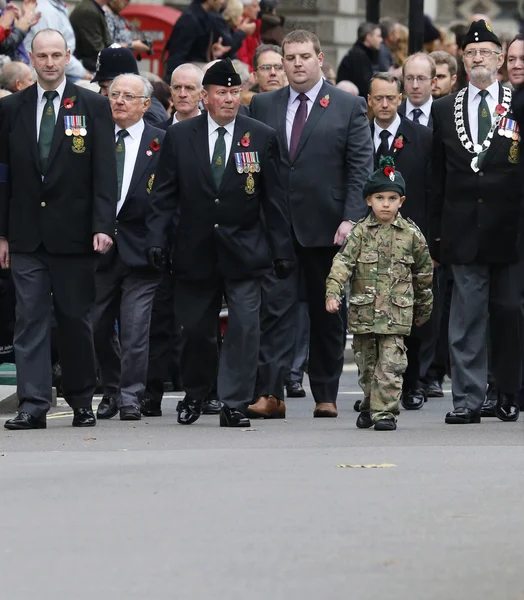 2015, Desfile del Día del Recuerdo, Londres — Foto de Stock