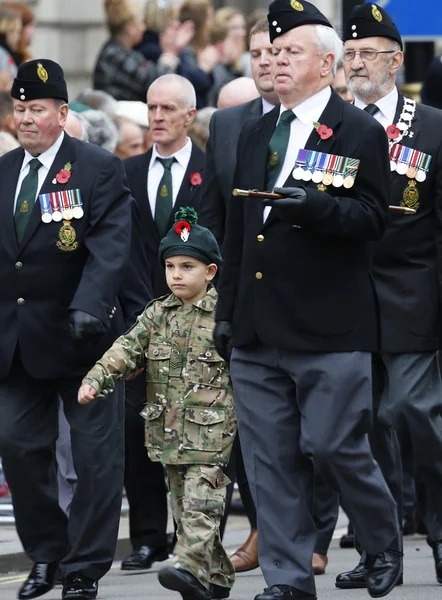 2015, Desfile del Día del Recuerdo, Londres — Foto de Stock