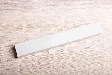 Beyaz gıda aperatif bar paket mockup