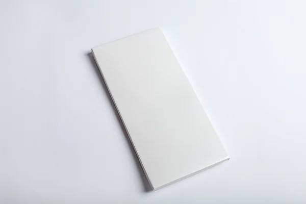 White chocolate bar package mockup — Stock Photo, Image