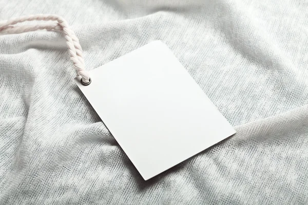 Bez etiketi boş whie mockup