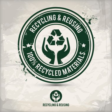 recycling and reusing clipart