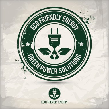 Alternatif çevre dostu enerji damgası