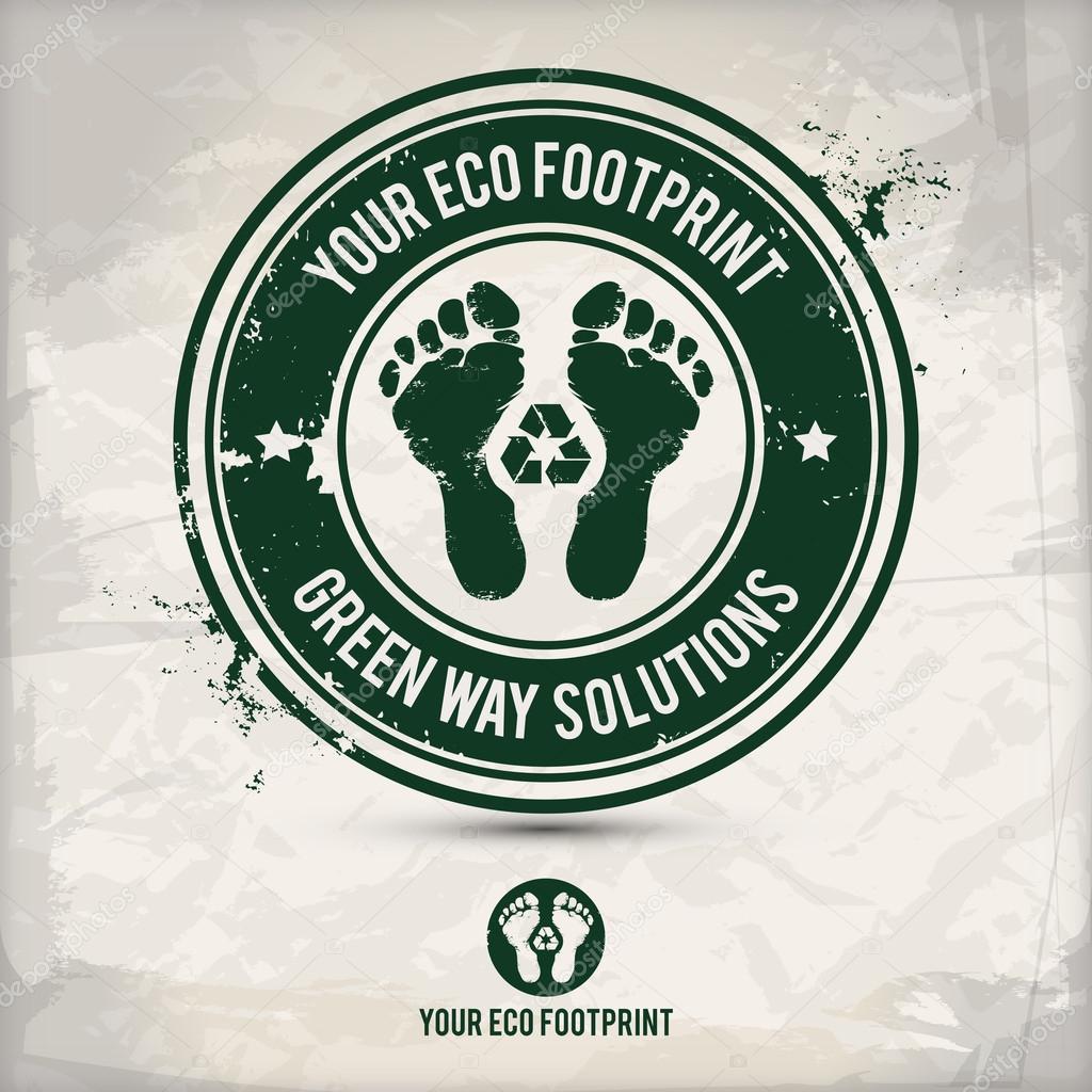 alternative eco footprint stamp