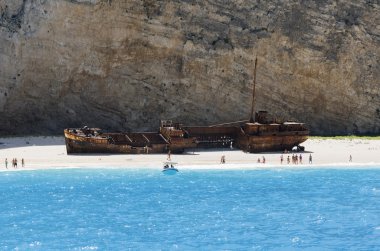 Zante kumsalda batık