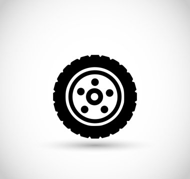 lastik simgesi vektör illüstrasyonu